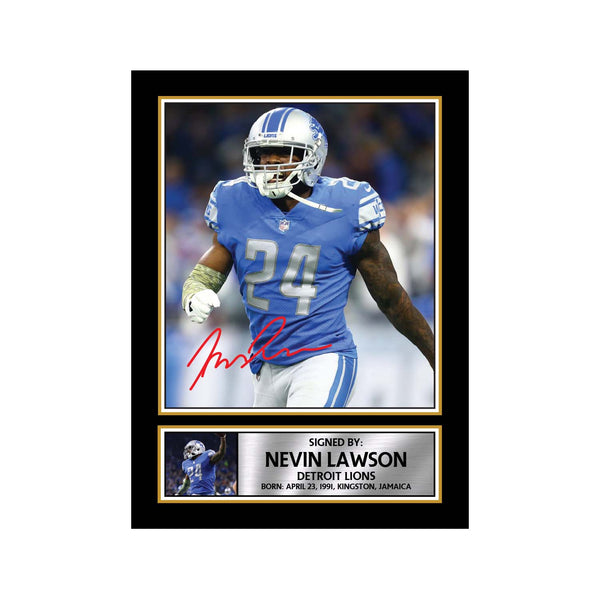 Nevin Lawson 2 American Football Printed Signature Print