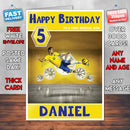 Neymar Theme Inspired Kids Inspired Adult Personalised Sports Birthday Card (SA)