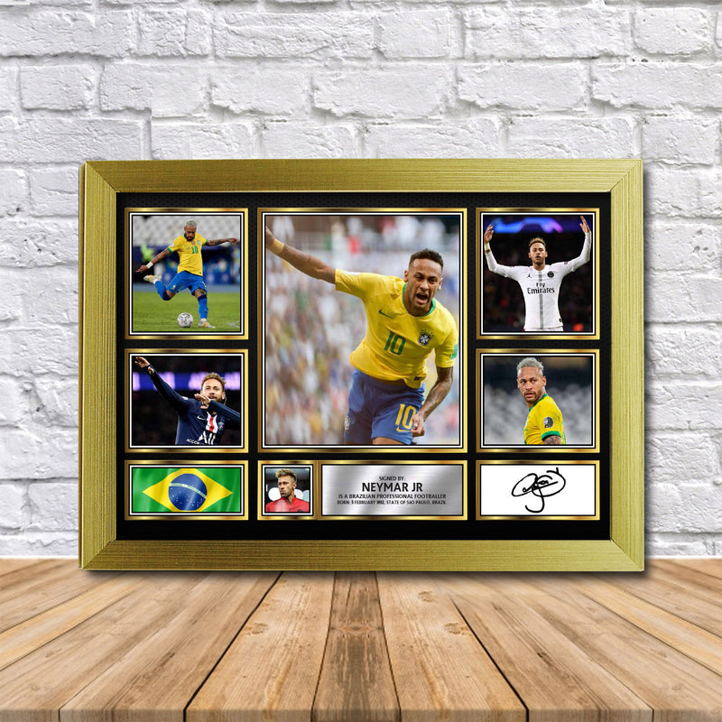 Neymar Jr Limited Edition Signed Print