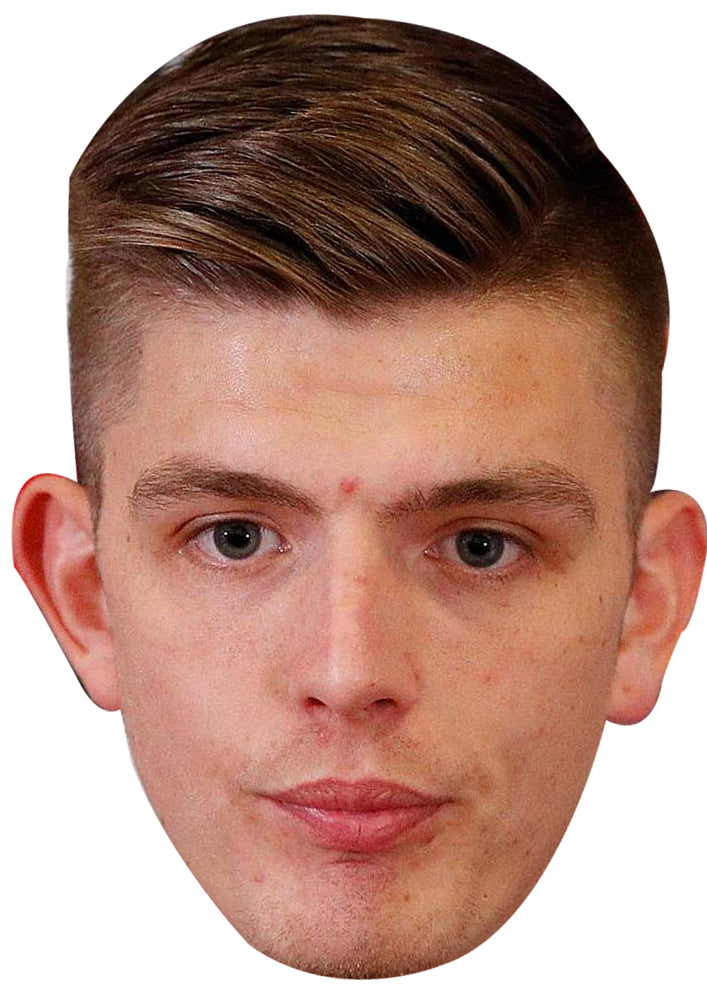 NICK POPE JB - Footballer Fancy Dress Cardboard Celebrity Party Face Mask