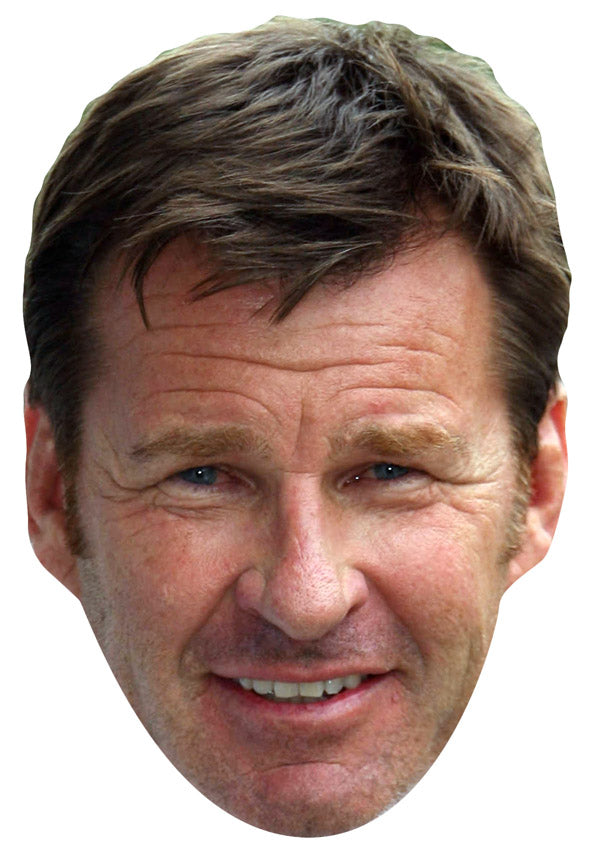 NICK FALDO JB - Golf Fancy Dress Cardboard Celebrity Party Face Mask