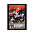 Nick Chubb Limited Edition Football Signed Print - American Footballer