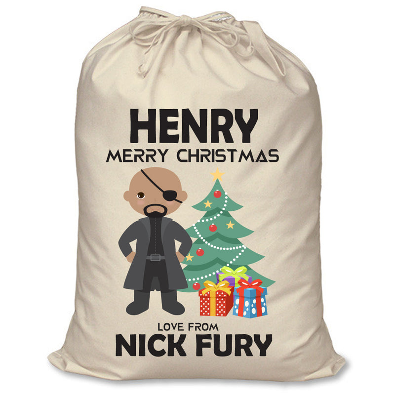 PERSONALISED Cartoon Inspired Super Hero Fury HENRY - XL Children's Christmas Santa Sack CUSTOMISE Present