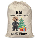 PERSONALISED Cartoon Inspired Super Hero Fury KAI - XL Children's Christmas Santa Sack CUSTOMISE Present