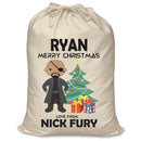 PERSONALISED Cartoon Inspired Super Hero Fury RYAN - XL Children's Christmas Santa Sack CUSTOMISE Present