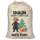PERSONALISED Cartoon Inspired Super Hero Fury SHAUN - XL Children's Christmas Santa Sack CUSTOMISE Present