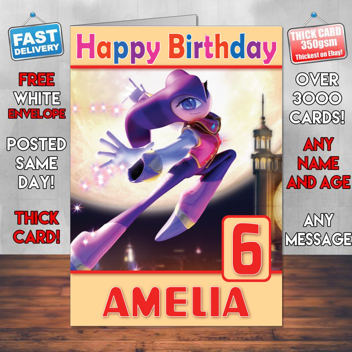 Personalised Nights Journey Of Dreams Inspired Style Game Kids Inspired Birthday Card (SA)