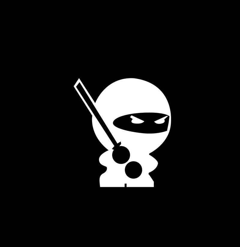 Ninja Novelty Vinyl Car Sticker