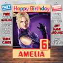Personalised Nina Tekken 6 Inspired Style Game Kids Inspired Birthday Card (SA)