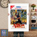 Ninja Gaiden 2 Inspired Retro Gaming Poster A4 A3 A2 Or A1
