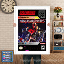 Ninja Warriors Super Nintendo GAME INSPIRED THEME Retro Gaming Poster A4 A3 A2 Or A1