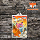 Nightshade Retro NES Game Cover Art Gaming Keyring