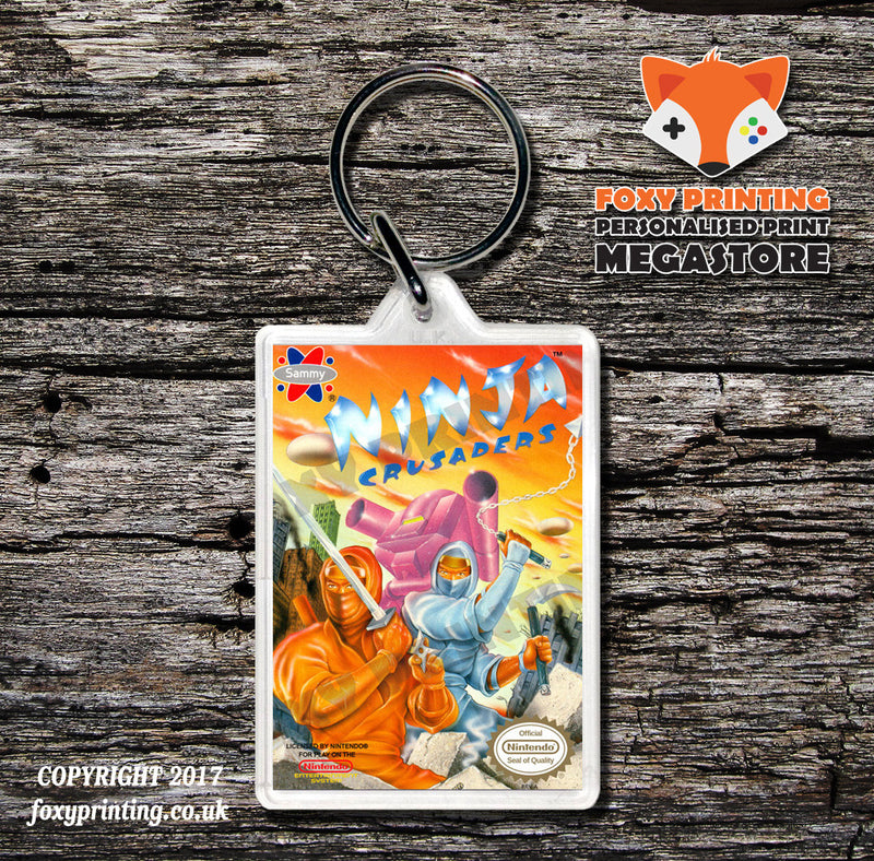 Nightshade Retro NES Game Cover Art Gaming Keyring