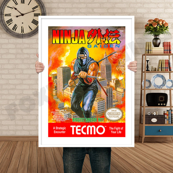 Ninja Gaiden Retro Game Inspired Theme Nintendo NES Gaming
