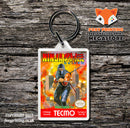 Ninja Crusaders Retro NES Game Cover Art Gaming Keyring