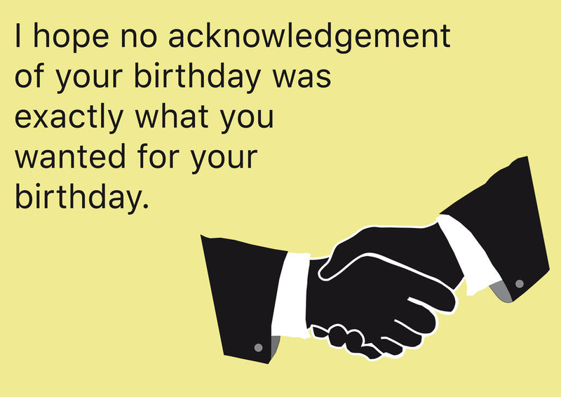 No Acknowledgement INSPIRED Adult Personalised Birthday Card Card