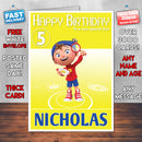Noddy Toyland Detective 1 Style Theme Personalised Kidshows Birthday Card (SA)