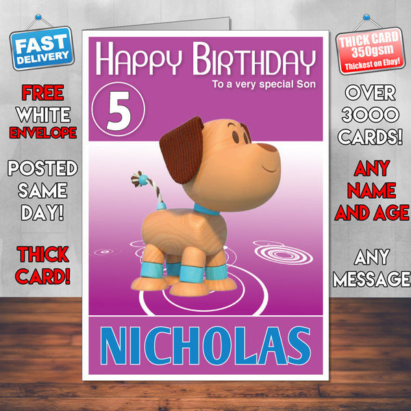 Noddy Toyland Detective 4 Style Theme Personalised Kidshows Birthday Card (SA)