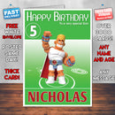 Noddy Toyland Detective 6 Style Theme Personalised Kidshows Birthday Card (SA)