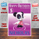 Noddy Toyland Detective 7 Style Theme Personalised Kidshows Birthday Card (SA)