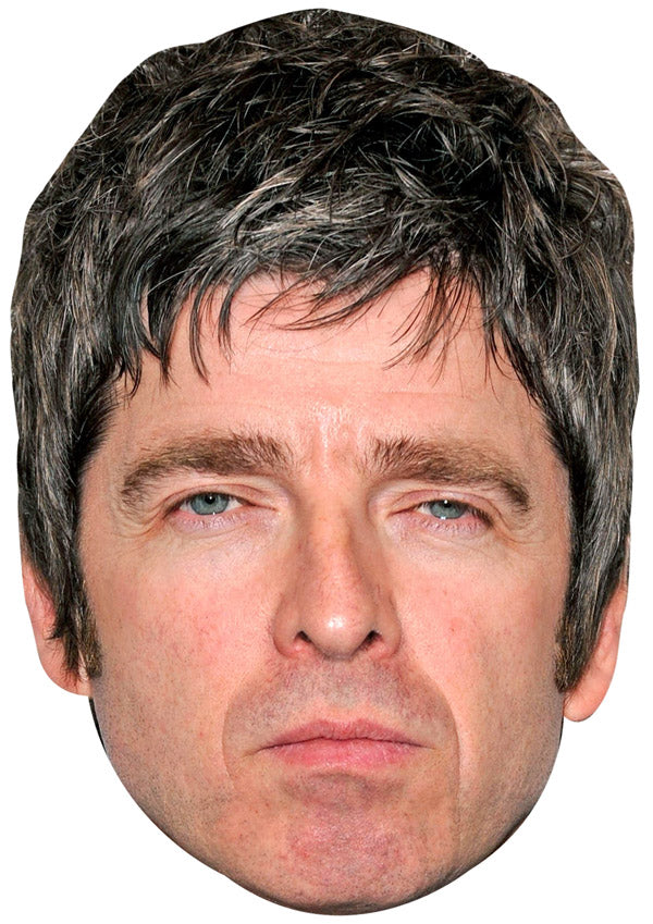 NOEL GALLAGER JB - Music Star Fancy Dress Cardboard Celebrity Party Face Mask