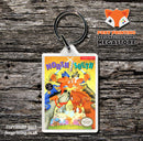 Nobunagasambition2 Retro NES Game Cover Art Gaming Keyring
