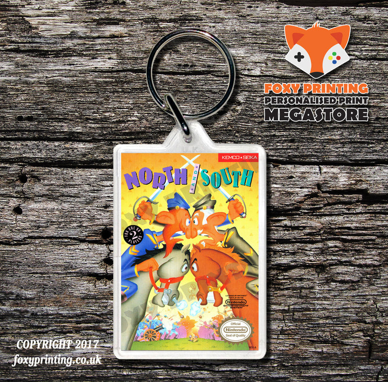 Nobunagasambition2 Retro NES Game Cover Art Gaming Keyring