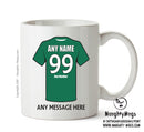 Northern Ireland Football Team Mug - Personalised Birthday Age and Name