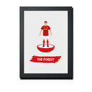 Notts Forest Football Club gift - The Forest - Tiny Men Big Balls Poster