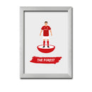Notts Forest Football Club gift - The Forest - Tiny Men Big Balls Poster