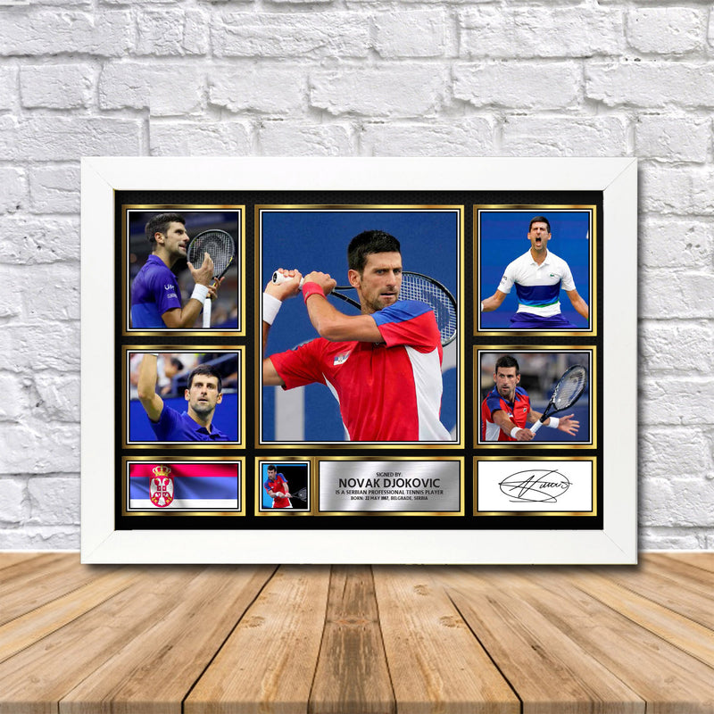 Novak Djokovic Limited Edition Signed Print