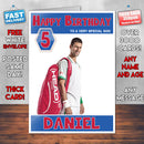 Novak Djokovic-1 Theme Inspired Kids Inspired Adult Personalised Sports Birthday Card (SA)