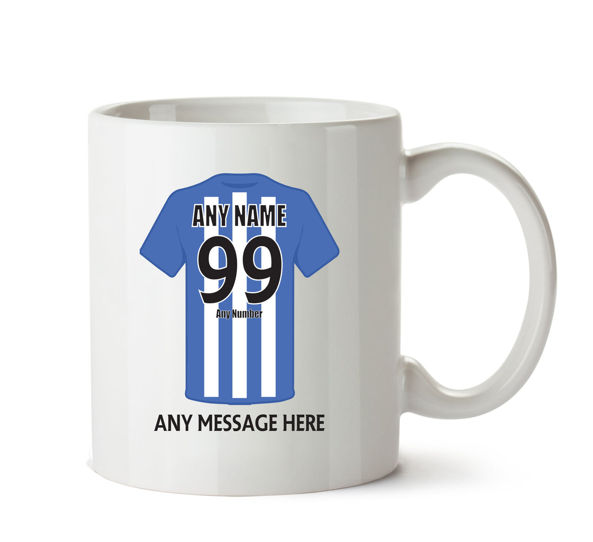 Nuneaton Town INSPIRED Football Team Mug Personalised Mug – printed mug product image 1