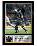 OBAFEMI MARTINS 2 Limited Edition Football Player Signed Print - Football