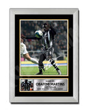 OBAFEMI MARTINS 2 Limited Edition Football Player Signed Print - Football