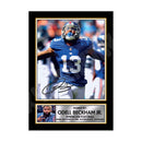 ODELL BECKHAM JR (1) Limited Edition Football Signed Print - American Footballer