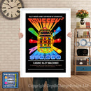 ODYSSEY 2 CASINO SLOT MACHINE ODYSSEY GAME INSPIRED THEME Retro Gaming Poster A4 A3 A2 Or A1