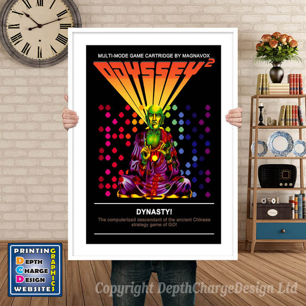Odyssey 2 Dynasty Odyssey Game Inspired Theme Retro Gaming Poster