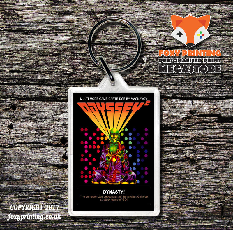 ODYSSEY 2 DYNASTY Game Inspired Retro Gaming Keyring