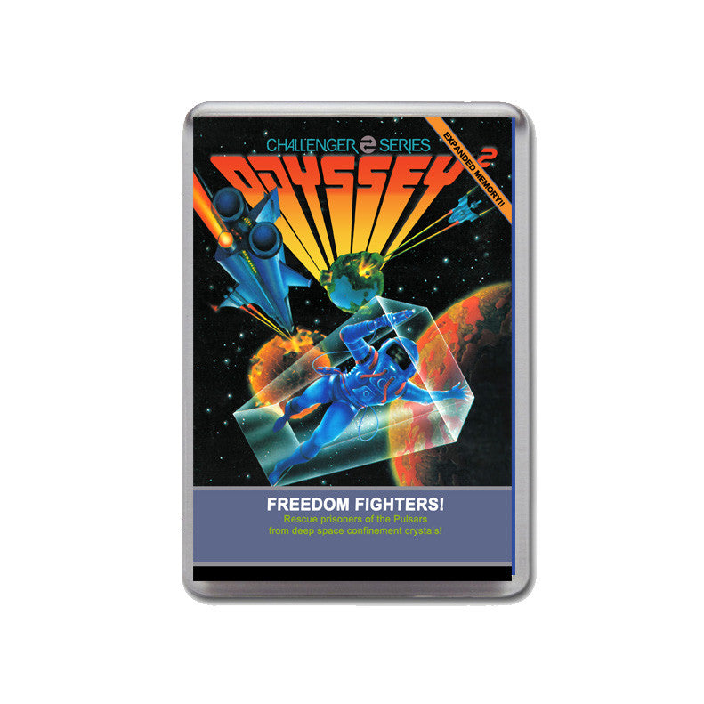 Odyssey 2 Freedom Fighters Game Inspired Retro Gaming Magnet