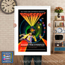 ODYSSEY 2 INVADERS FROM HYPERSPACE ODYSSEY GAME INSPIRED THEME Retro Gaming Poster A4 A3 A2 Or A1