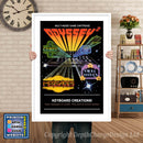 ODYSSEY 2 KEYBOARD CREATIONS ODYSSEY GAME INSPIRED THEME Retro Gaming Poster A4 A3 A2 Or A1