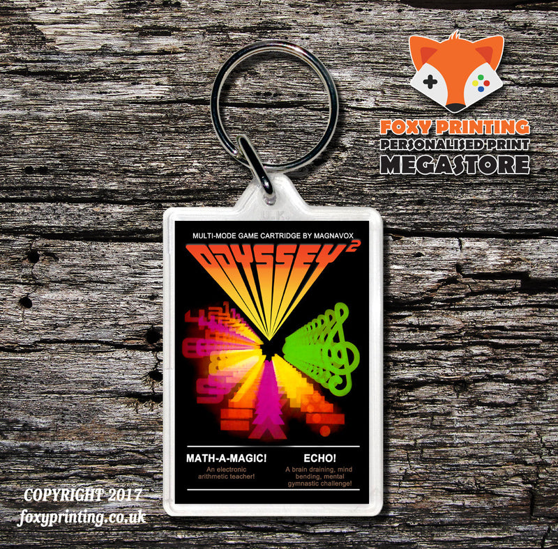 ODYSSEY 2 MATAMAGIC ECHO Game Inspired Retro Gaming Keyring