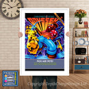 ODYSSEY 2 PICKAXE PETE ODYSSEY GAME INSPIRED THEME Retro Gaming Poster A4 A3 A2 Or A1