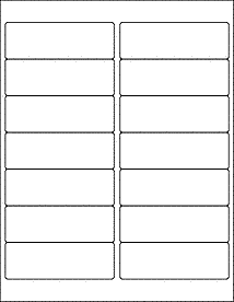14 X Personalised Address Labels, Mailing Labels (4" X 1.33")