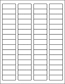 60 X Personalised Address Labels, Mailing Labels (1.75" X 0.666")