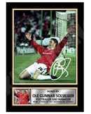 OLE SOLSKJAER (1) Limited Edition Football Player Signed Print - Football