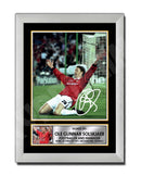OLE SOLSKJAER (1) Limited Edition Football Player Signed Print - Football