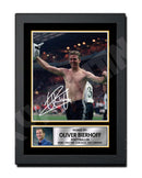 OLIVER BIERHOFF 2 Limited Edition Football Player Signed Print - Football