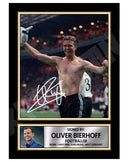 OLIVER BIERHOFF 2 Limited Edition Football Player Signed Print - Football